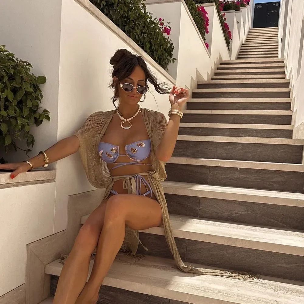 Gold swimsuit cover up